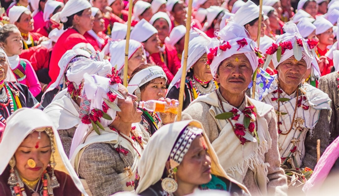 seniors enjoying local festival