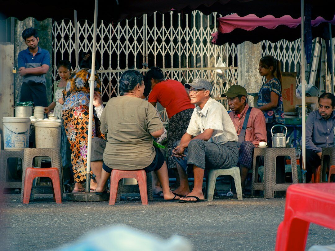 seniors at local market